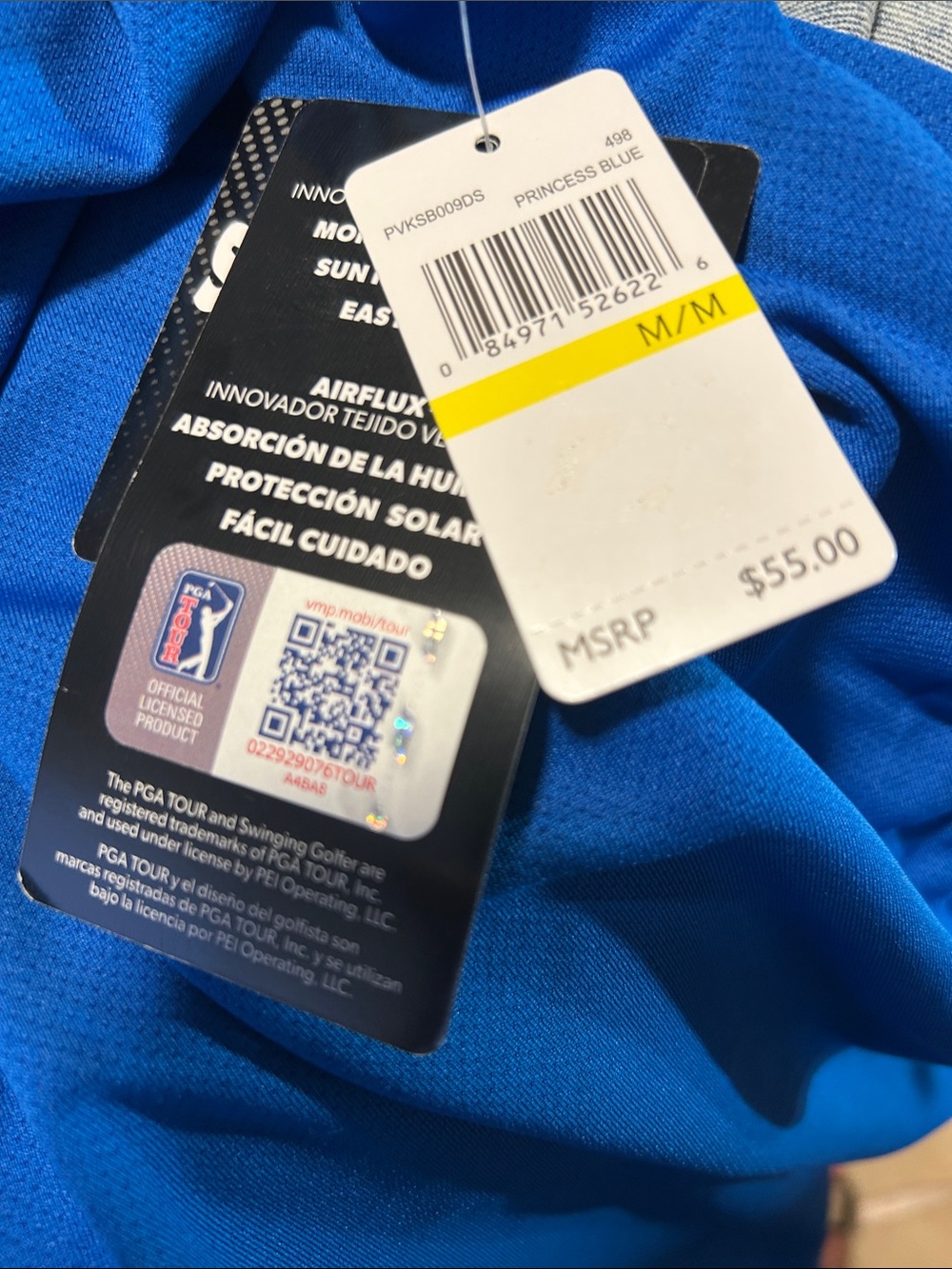NWT PGA TOUR AIRFLUX TOP M - Picture 9 of 10